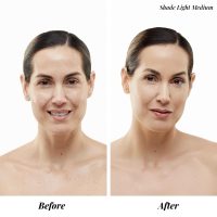 MagicMinerals AirBrush Foundation by Jerome Alexander – 2pc Set with Airbrush Foundation and Kabuki Brush - Spray Makeup with Anti-aging Ingredients for Smooth Radiant Skin - Light Medium - Image 4