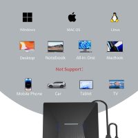 USB 3.0 and Type-C External Bluray Drive, External Bluray CD DVD Burner and blu ray Player for pc, Blu Ray Disc Reader Compatible with Windows XP/7/8/10, Laptop, Desktop, MacOS for MacBook - Image 5