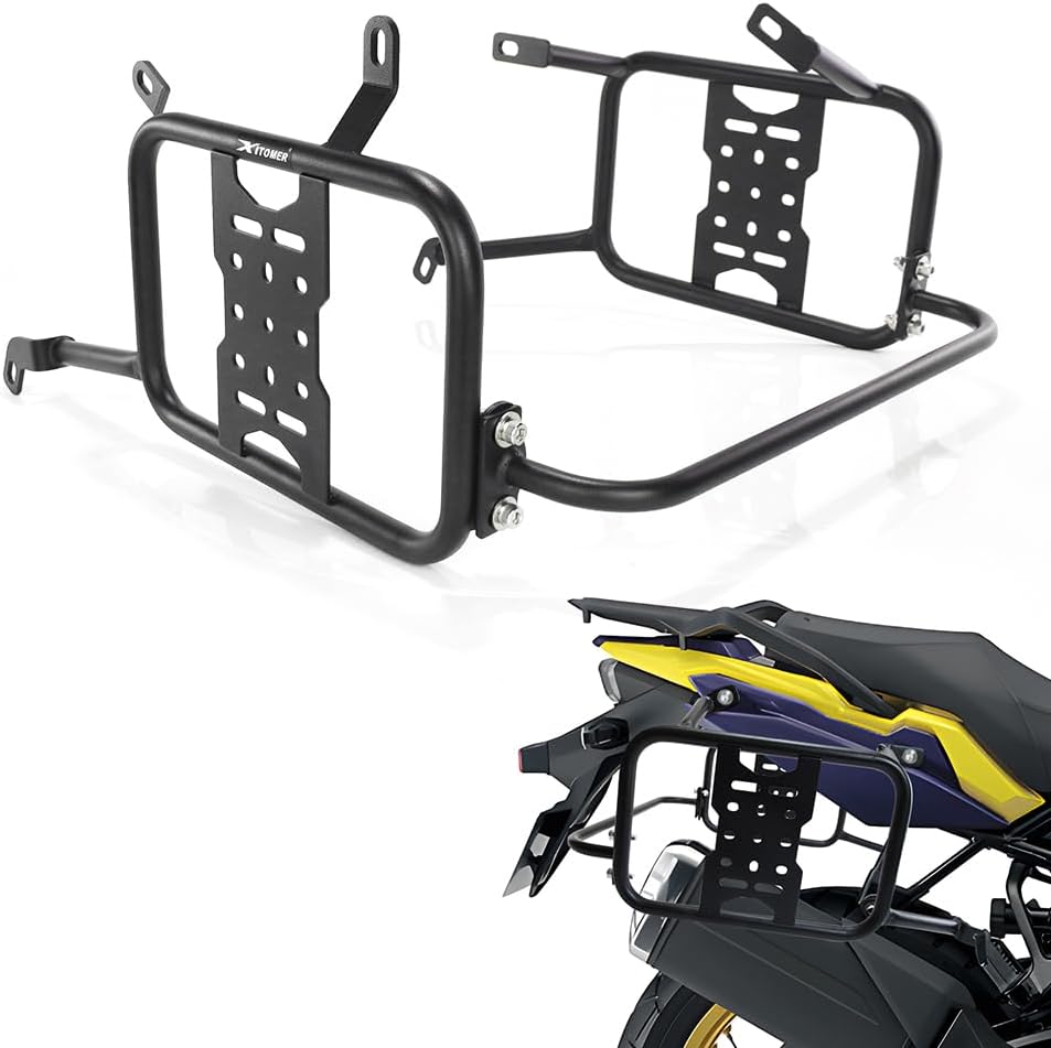 Xitomer Pannier Racks Fit for V-Strom 800 2024-2025, V-Strom 800DE 2023-2025 Saddlebag Support Racks Motorcycle Side Carrier Racks