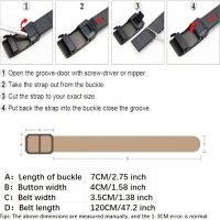 Men's Casual Faux Nylon Outdoor Tactical Belt - Image 4