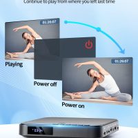 Mini DVD Player HDMI, DESOBRY 1080P HD Small Compact DVD Player for Smart TV with All Region Free, DVD CD Player with AV Output, USB/TF Card Input, Remote Control, Support PAL/NTSC - Image 6