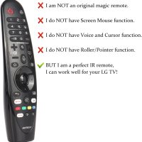 New IR AKB75855501 MR20GA Replaced Remote Control for 2020 LG Smart TV OLED, Nano Cell and 4K UHD Models with Netflix and Prime Video Hot Keys [NO Voice Magic Pointer Function] - Image 2