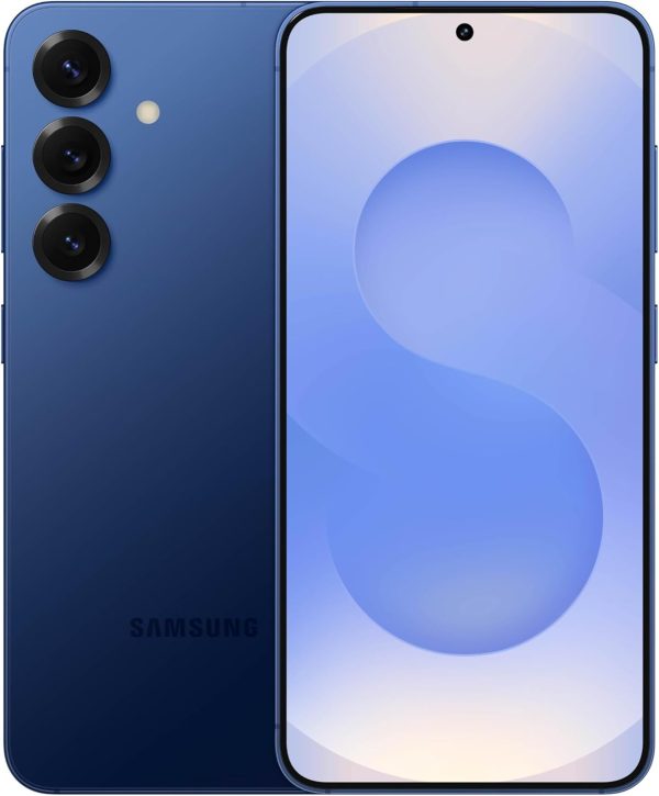 SAMSUNG Galaxy S25 Cell Phone, 128GB AI Smartphone, Unlocked Android, AI Camera, Fast Processor, ProScaler Display, Long Battery Life, 2025, Navy (Renewed)