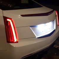 iJDMTOY OEM-Fit 3W Full LED License Plate Light Kit Compatible With 2008-2010 Cadillac CTS CTS-V Sedan, Powered by 18-SMD Xenon White LED Diodes - Image 6