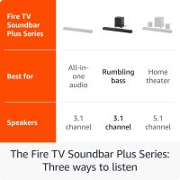 Amazon Fire TV Soundbar Plus with subwoofer (newest model), 3.1 channel, Dolby Atmos, DTS:X, clear dialogue - Image 3