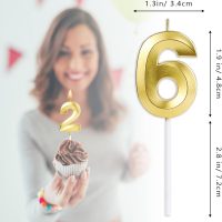 13th Birthday Candles, Number 13 Candles, Gold Happy Birthday Candle for Cake, Happy Birthday Cake Topper Decoration for Him Her Birthday Party Wedding Anniversary Celebration Supplies (13, Gold) - Image 5
