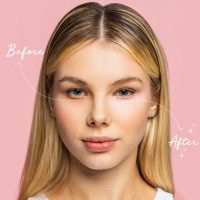 Palladio Under Eye Brightener, Conceal, Brightens, Reduces Appearance of Dark Circles, With Caffeine Peptides & Vitamin E, Tired Skin Color Correcting Brightener & Primer, Light to Medium Skin Tone - Image 2