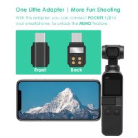 XINANEE Phone Adapter for DJI DJI OSMO Pocket 2 and Osmo Pocket, iOS Phone Connector Adapter, Fast Transmitting NO Delay (to Smartphone USB-C) - Image 2