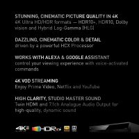 Panasonic Streaming 4K Blu Ray Player with Dolby Vision and HDR10+ Ultra HD Premium Video Playback, Hi-Res Audio, Voice Assist - DP-UB820-K (Black) - Image 2