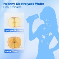 2024 Best Healthy Hydrogen Water Bottle Portable Hydrogen Water Generator Upgrade with Dust Covers Adopting SPE and PEM Technology for Travel Yoga Office Family Presents - Image 4