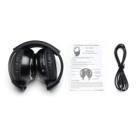 KKmoon Two Channel Folding Universal Rear Entertainment System Infrared Headphones Wireless IR DVD Player Head Phones for in Car TV Video Audio Listening and Ipad/Pod, MP3 - Image 9