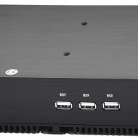 KINGDEL Fanless Industrial Computer, Mini PC, core i7 8th Gen. CPU, 16GB RAM 512GB NVMe SSD, 4K: 4096 x 2304, HD Port, VGA, 2xCOM RS232, Metal Case - Image 4