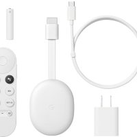 Google Chromecast with Google TV - Streaming Entertainment with Voice Search - Watch Movies, Shows, and Live TV in 4K HDR Streaming Media Player - Includes Pouch and Cleaning Cloth - Snow - Image 6