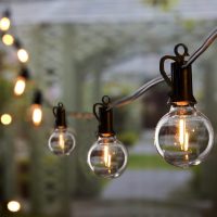 Brightown Outdoor String Lights, 50FT 25 G40 Bulbs Shatterproof Patio Lights, IP65 Waterproof Dimmable Hanging Connectable Globe LED Outdoor Lights for Backyard, Bistro, Porch, Deck, Balcony - Image 9