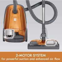 Kenmore 81214 200 Series Pet Friendly Lightweight Bagged Canister Vacuum with HEPA, 2 Motor System, and 3 Cleaning Tools-Orange - Image 6