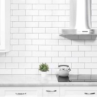 STICKGOO 10-Sheet Peel and Stick Subway Tile, Stick on Tiles Backsplash for Kitchen & Bathroom in White (Thicker Design) - Image 2