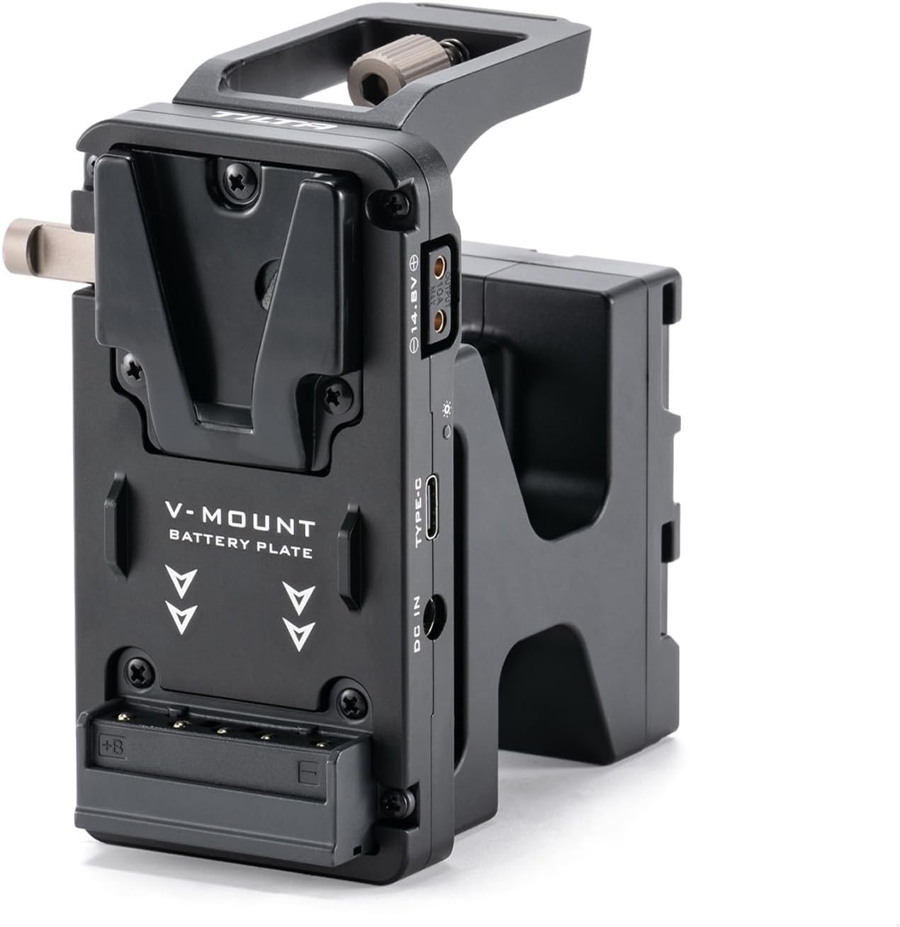 Tilta Battery Plate Compatible with Blackmagic Pyxis 6K / 12K – V-Mount | High Capacity Power Output (2 Pin Lemo, P-Tap, USB-C) | External Power Input | Security Attachment ES-T21-BP-V