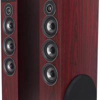 Rockville TM150C Powered Home Theater Tower Speaker System, Cherry Wood, 1000W, 10" Subwoofers, Bluetooth, USB/SD Playback, FM Radio, Remote Control, Karaoke Ready, Perfect for Home Entertainment - Image 6