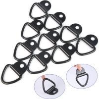 BUSY-CORNER Tie Down Anchors for Trailer, Warehouse, Boat, 10 PCS of Heavy Duty Steel V Ring Bolts, Pickups Truck Accessories(Black) - Image 7