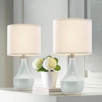 White Linen Small Drum Lampshade, 8.66" Top x 8.66" Bottom x 7.87" High Lamp Shade, Lamp Shade Replacement for Table and Floor Lamps, Pendant Light，Handcrafted Lampshade，Easy Assembly - Image 4