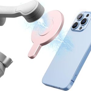Magnetic Phone Clamp for DJI, Adapter Mount for Gimbal Stabilizer Osmo Mobile 7 7P SE 6 5 4, DJI OM Accessories Fit for Magsafe iPhone Android Smartphone