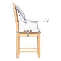 Baby Trend Adapt SpaceSaving Booster High Chair, Elephant Meadow Coral - Image 6