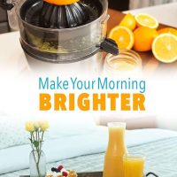 Vinci Hands Free Electric Citrus Juicer, 1-Button Juicer Machine, Orange Lime Grapefruit Lemon Squeezer, Easy to Clean Orange Juicer Squeezer, Black/Stainless Steel - Image 6