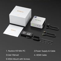 GMKtec Mini PC, K9 Intel Core Ultra 5 125H (Turbo 4.5GHz, 14C/18T) Desktop Computer 1TB SSD 32GB Dual DDR5 5600MHz Dual LAN 2.5G Dual Fan WiFi 6 USB-C BT5.2 USB 3.2 - Image 8