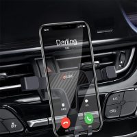 BEERTE Phone Holder fit for Mazda CX-5 2017-2025 Adjustable Air Vent Car Dashboard Cell Phone Mount Carbon Fiber Pattern Gravity Phone Mount fit for Any inches Smartphone - Image 6