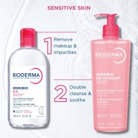Bioderma - Sensibio - H2O Micellar Water - Makeup Remover Cleanser - Face Cleanser for Sensitive Skin - Image 8