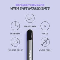 Wonderskin Eyeliner Pencil, 1440 Longwear Deep Black Eyeliner Pencil - Waterproof, Sharpenable & Smudge Proof - Image 4