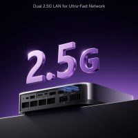 MINISFORUM AI X1 Pro-370 Mini PC AMD Ryzen AI 9 HX 370(12C/24T) 64GB DDR5 1TB SSD Desktop Computer, HDMI|DP|2xUSB4 Output, 2xRJ45 Port, WiFi7, BT5.4, AMD Radeon 890M Graphics, Copilot Support AI PC - Image 4