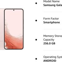 SAMSUNG Galaxy S22+ Plus 5G, US Version, 256GB, Pink Gold - Unlocked (Renewed) - Image 3