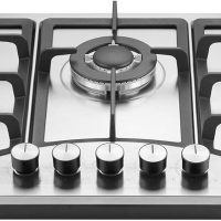 VEVOR 30-inch Gas Cooktop, 5 Burners Built-in Gas Stove Top, Max 12250BTU NG/LPG Convertible Stainless Steel Natural Gas Hob, with Thermocouple Protection for Camping, RV, Apartment - Image 9