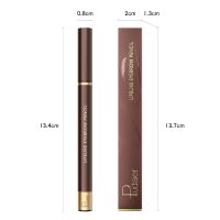 2 Pack Eyebrow Pen, Waterproof Microblading Eyebrow Pencil, 4 Tip Precise Eye Brow Makeup Pen for Women to Effortlessly Create Hair Like Natural Brows, Non Dry Out and Last All Day (Dark Brown) - Image 8