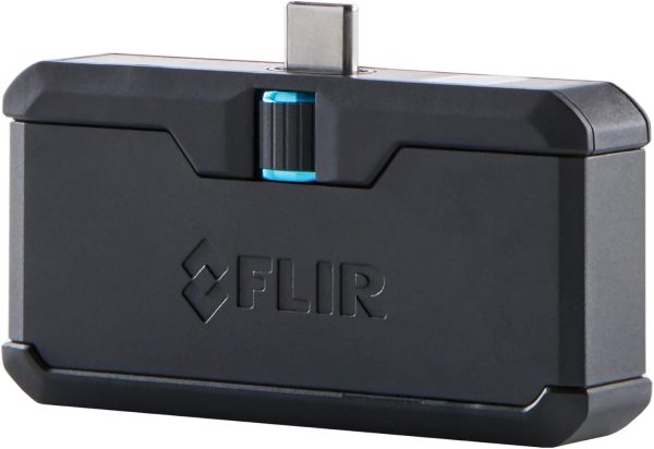FLIR ONE Pro - Thermal Imaging Camera for iOS Smartphones (iPhone 15 and Newer w/USB-C), 320x240 Super Resolution (160x120 Native IR)
