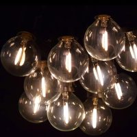 Lampat String Lights, LED 25 Light Bulbs 25Ft G40 Globe String Lights with Bulbs-UL Listd for Indoor/Outdoor Commercial Decor - Image 3