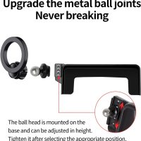 Car Phone Holder for 2020-2022 Mercedes Benz GLC / 2019-2021 C-Class / 2020-2022 V-Class Accessories 10.25-Inch Screen Fixed Clip, 360° Rotation Phone Mount Compatible with MagSafe - Image 9