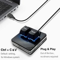 Copy and Paste 2-Key Keyboard SAYO OSU Keypad Hotswap One Handed Mechanical Gaming Keyboard Cherry Switch RGB Backlit Mini USB Keypad for macros or Rhythm Games - Image 3