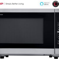 SHARP Countertop Microwave Oven Compatible with Alexa Orville Redenbacher's Certified with Removable 12.4" Carousel Turntable, 1000 Watt, 1.1 Cubic Feet, Stainless Steel - Image 2