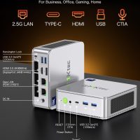 GMKtec Mini PC, K9 Intel Core Ultra 5 125H (Turbo 4.5GHz, 14C/18T) Desktop Computer 1TB SSD 32GB Dual DDR5 5600MHz Dual LAN 2.5G Dual Fan WiFi 6 USB-C BT5.2 USB 3.2 - Image 4