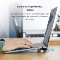 Laptop Cooling Pad, Hagibis Ergonomic Laptop Stand Small Invisible Cooler Ball Portable Magnetic Foot Heat for MacBook Pro Computer - Image 2