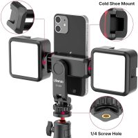 ULANZI ST-06S Phone Tripod Mount, Universal Smartphone Mount Adapter with 2 Cold Shoe, 360° Rotates Adjustable Cell Phone Clip Clamp Holder, Compatible with iPhone, Samsung Galaxy and All Phones - Image 3