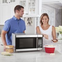 Cuisinart CMW-100 1-Cubic-Foot Stainless Steel Microwave Oven, Brushed Chrome - Image 2