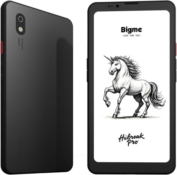 Bigme HiBreak Pro 6.13" Epaper Cell Phone 8+256 GB Android 14 OS Smart Phone,5G Dual SIM, GPS, Black