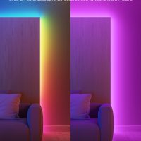 Govee RGBIC LED Strip Lights, 32.8ft Smart LED Lights for Bedroom, Bluetooth LED Lights APP Control, DIY Multiple Colors on One Line, Color Changing LED Strip Lighting Music Sync, Home Decor - Image 3