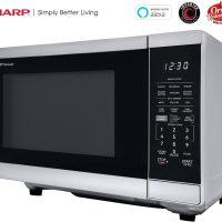 SHARP Countertop Microwave Oven Compatible with Alexa Orville Redenbacher's Certified with Removable 12.4" Carousel Turntable, 1000 Watt, 1.1 Cubic Feet, Stainless Steel - Image 6