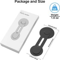 Magnetic Phone Holder for Laptop for MagSafe for iPhone 17/16/15/14/13/12 & All Phones Adjustable Phone Side Mount for Computer Monitor Display for Tesla, Desktop Cell Phone Bracket - Image 7