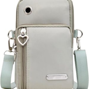 Small Crossbody Bag for Women - Mini Phone Purses with Crossbody Strap and Wallet - Nylon Arm Bag