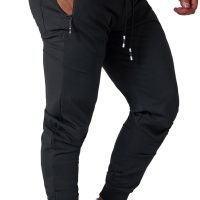 Mens Jogging Casual Pants Joggers Sweatpants Active Athletic Workout Sweatpants for Men - Image 2